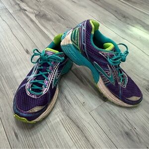 BROOKS ADRENALINE GTS 15 Sneakers Women 6.5 Purple Mens 5 Athletic Running Shoes